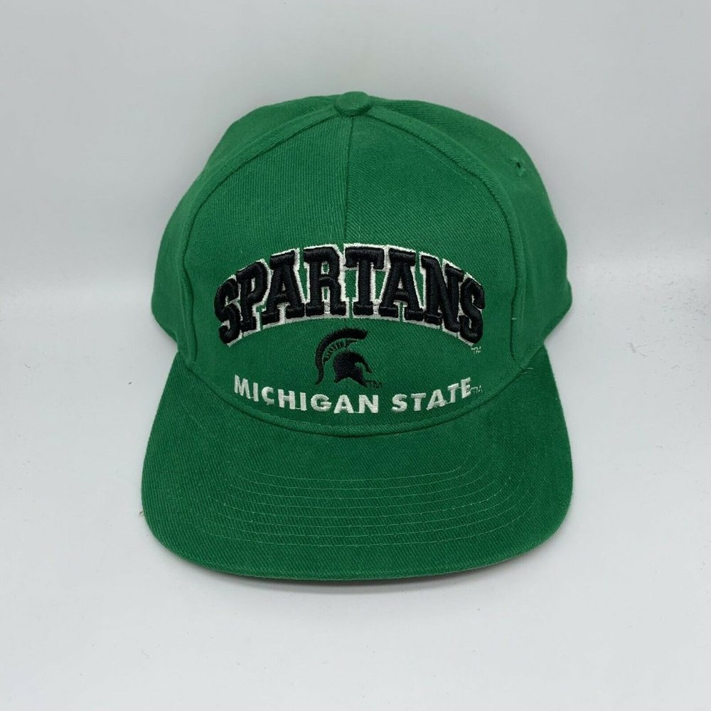 Vintage Spartans Michigan State Drew Pearson Hat Snapback Cap